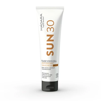 SPF30 BŐRÖREGEDÉSGÁTLÓ NAPTEJ NÖVÉNYI ŐSSEJTEKKEL TESTRE-100ml