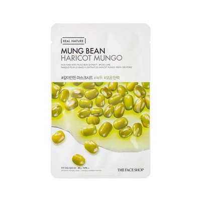 Real Nature Arcmaszk-Mung Bean (pórusösszehúzó)
