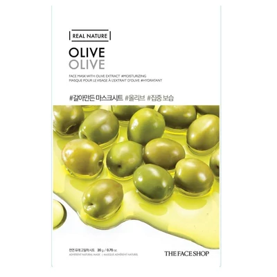 Real Nature Arcmaszk-Olive (tápláló)