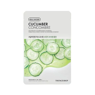 Real Nature Arcmaszk-Cucumber (hidratáló)