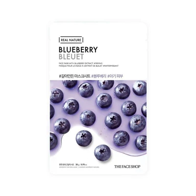 Real Nature Arcmaszk-Blueberry (feszesítő)