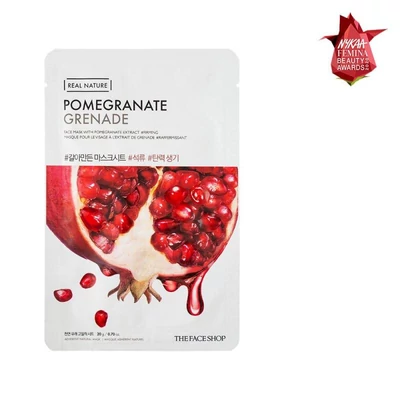 Real Nature Arcmaszk-Pomegranate (feszesítő)